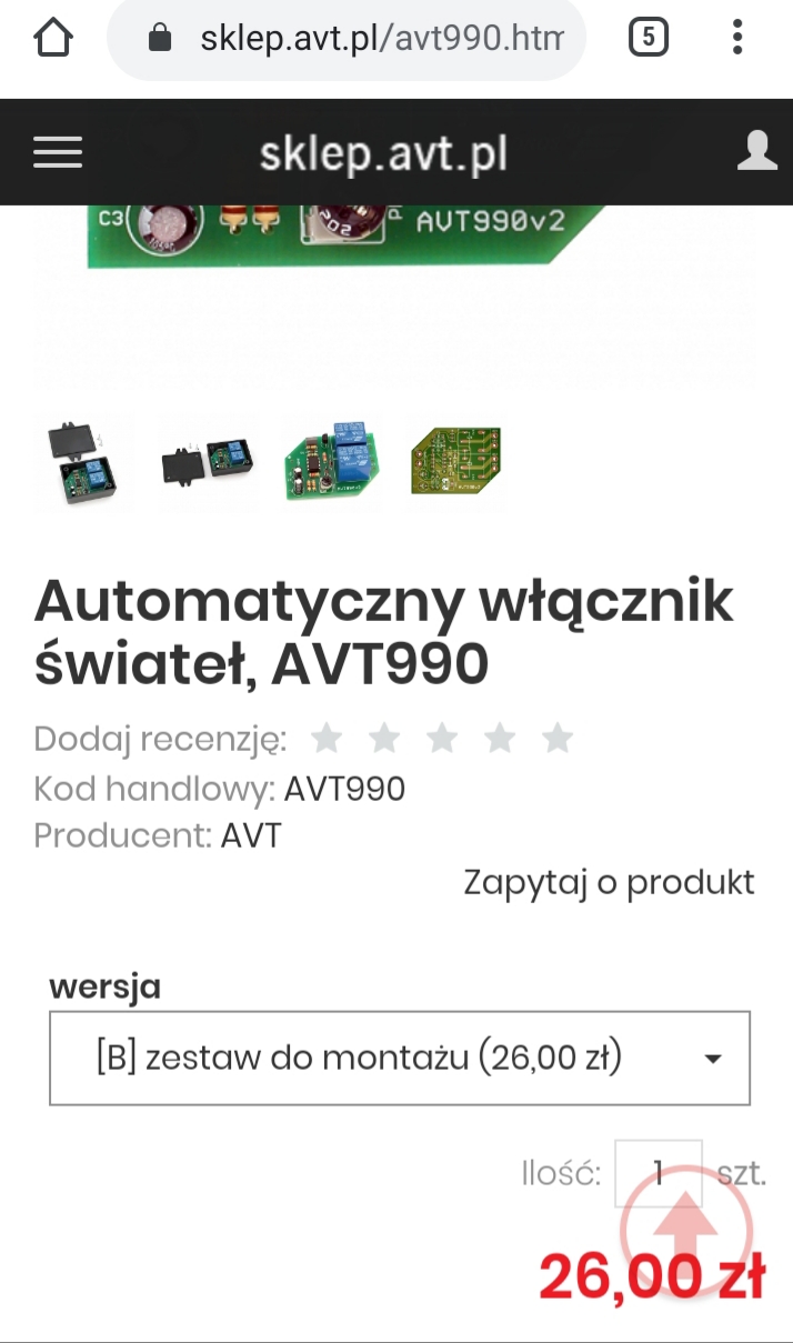 Zamiast wyłącznika możesz dać taki moduł